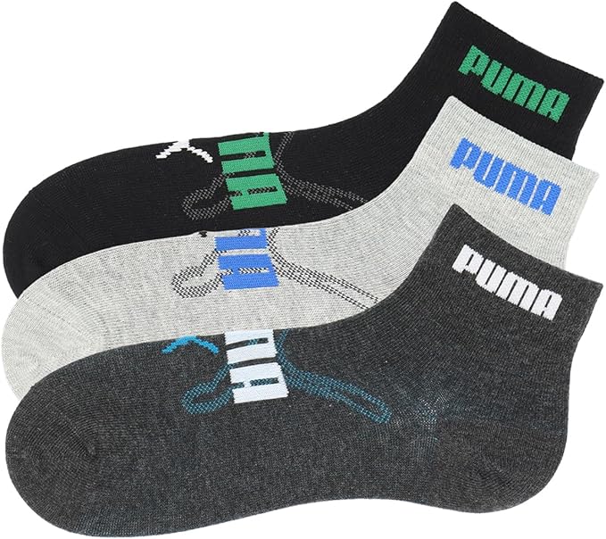 新品未使用　ハミクマ　3点セット Amazon.co.jp: [プーマ] PUMA 3足セット クォーター丈 ソックス